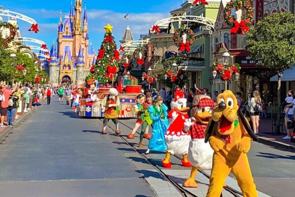 When does disney world start decorating for christmas