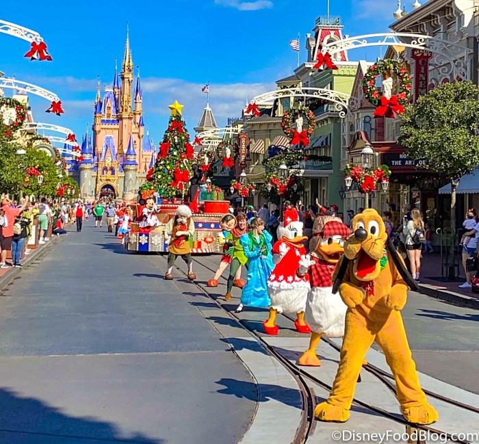 When does disney world start decorating for christmas