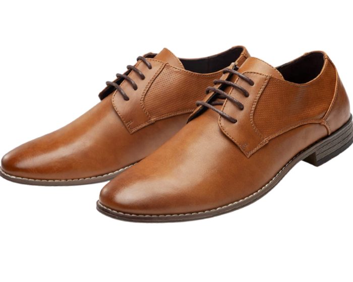 Mens light brown dress shoes