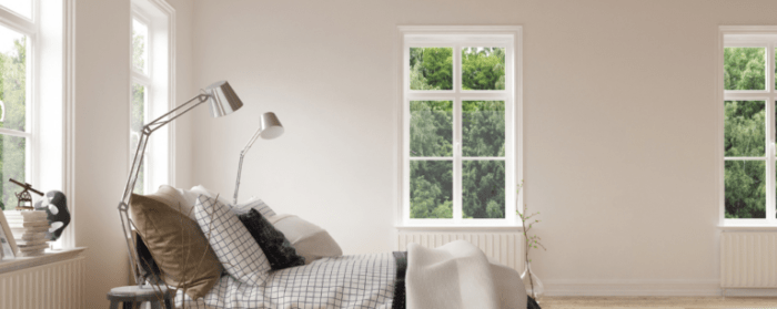 How to decorate walls filled with windows