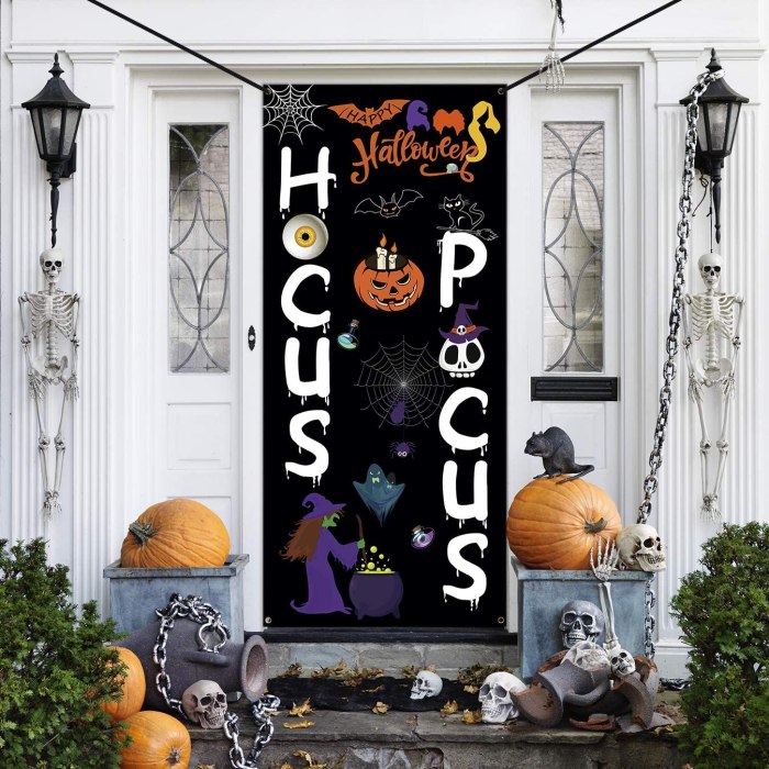 How to decorate your office door for halloween