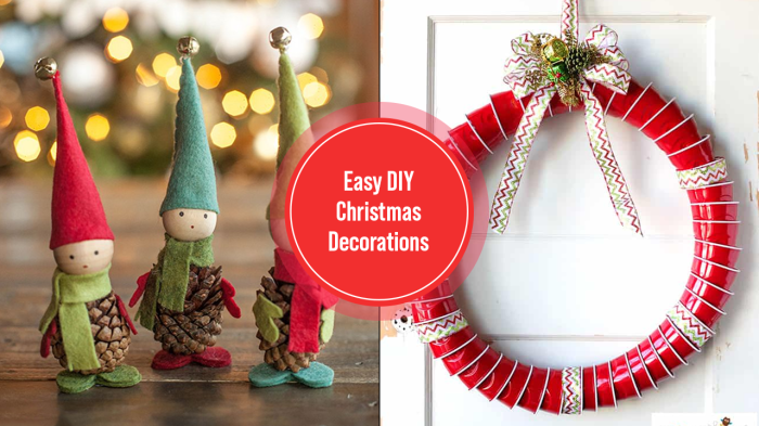 How to make christmas decoration things at home