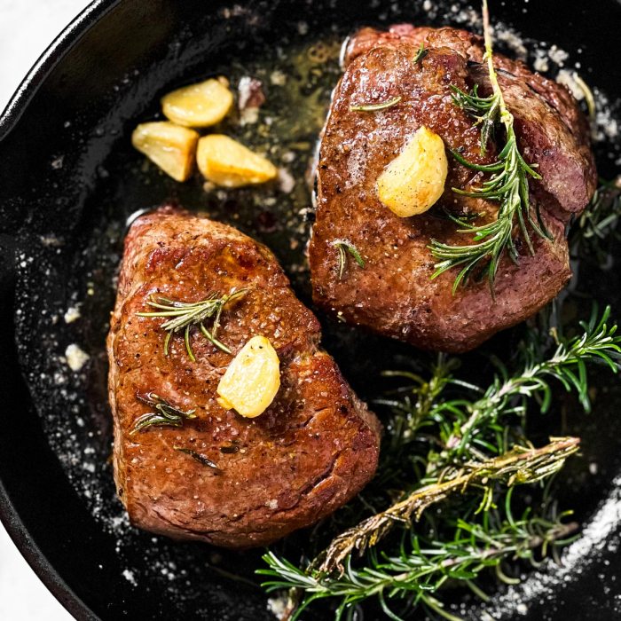 How to cook a filet mignon pittsburgh style