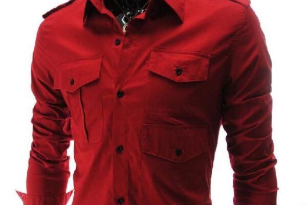 Dress shirts for men red